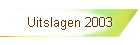 Uitslagen 2003